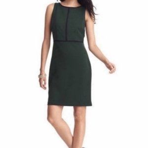 LOFT Dark Green Sheath Dress